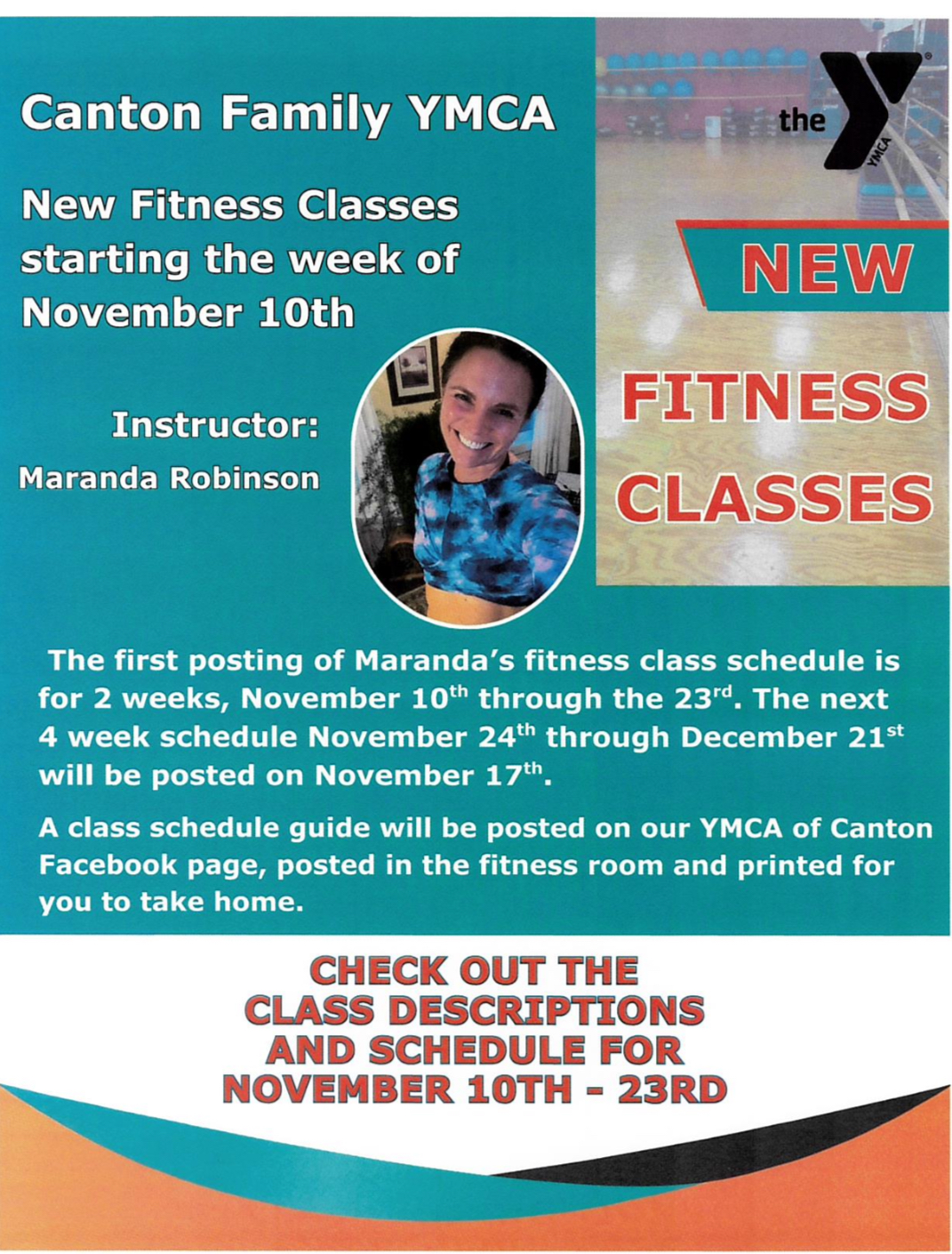 New Fitness Classes